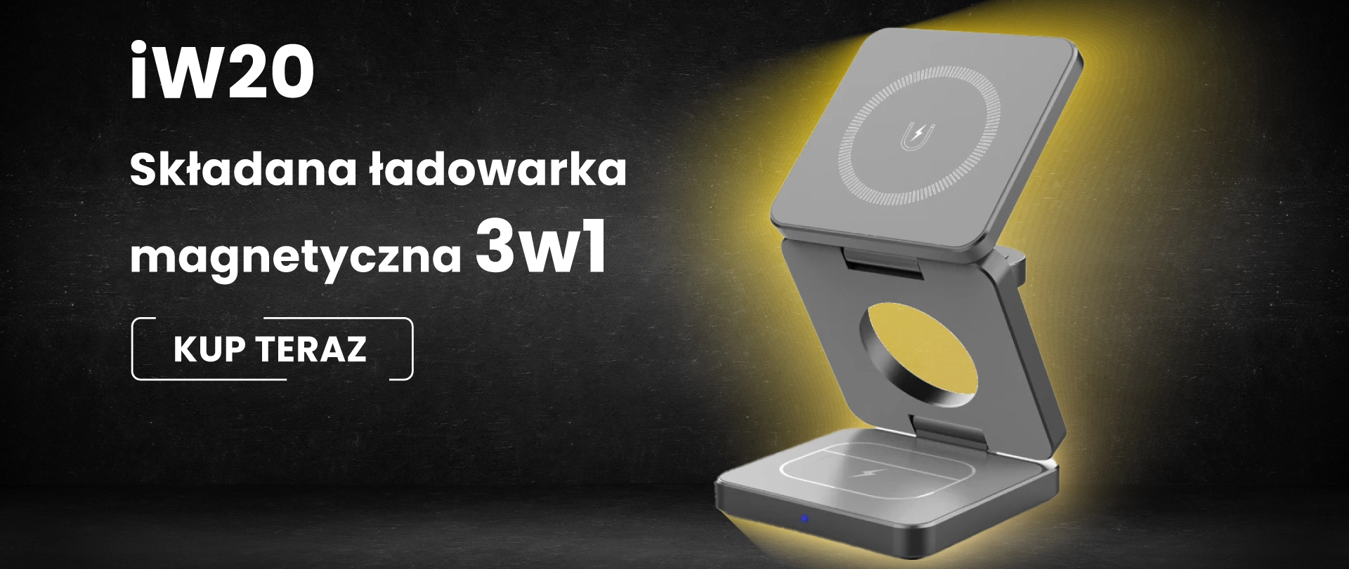 Składana ładowarka magnetyczna 3w1 - Kup teraz